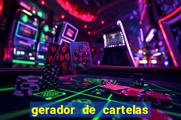 gerador de cartelas de bingo 1 a 99